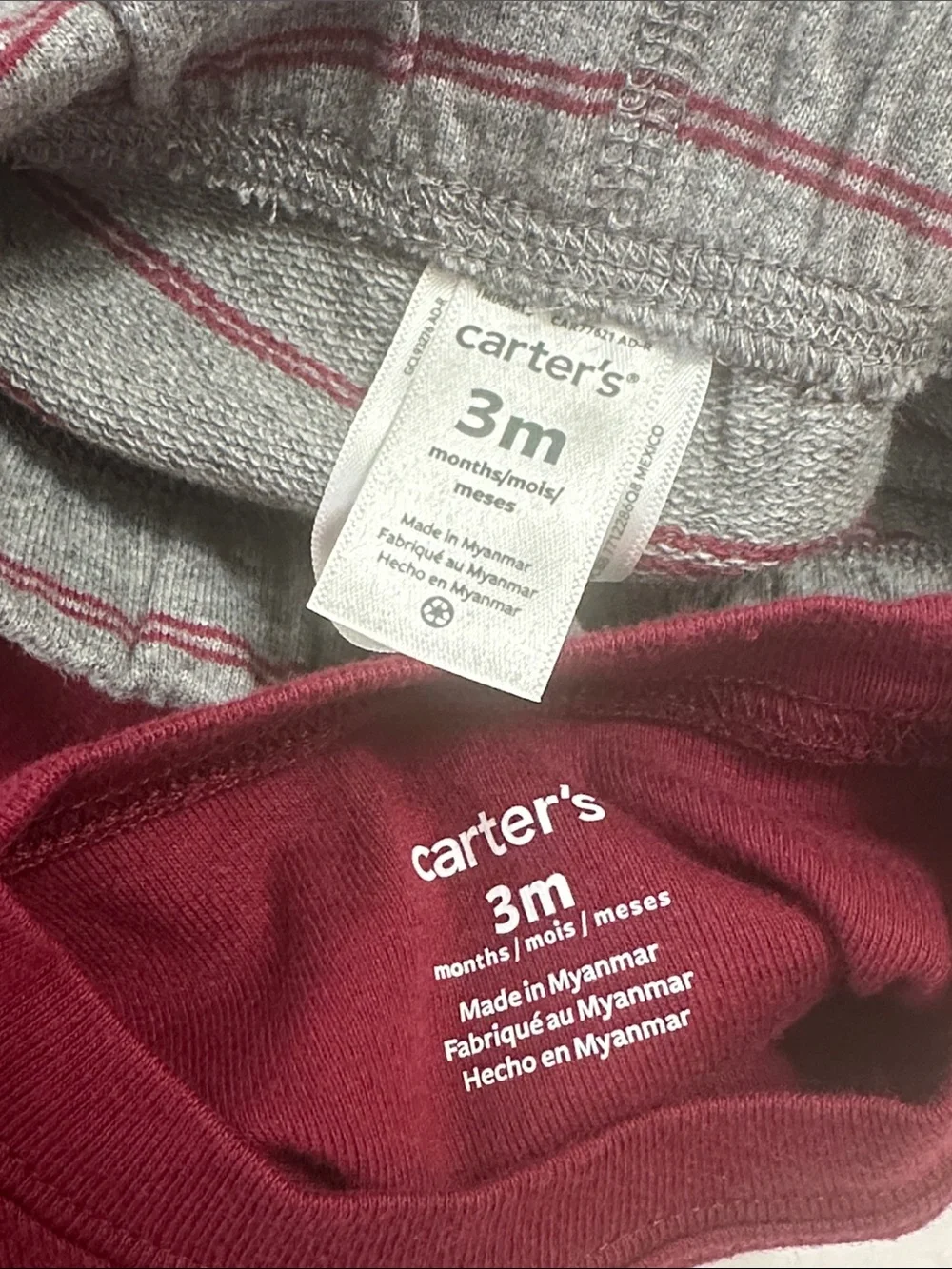 3 Month Baby Bundle Adidas Full Zip Jacket Carter’s Outfit